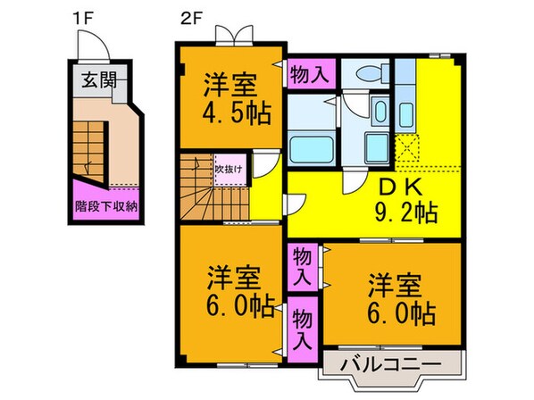 エルンテの物件間取画像